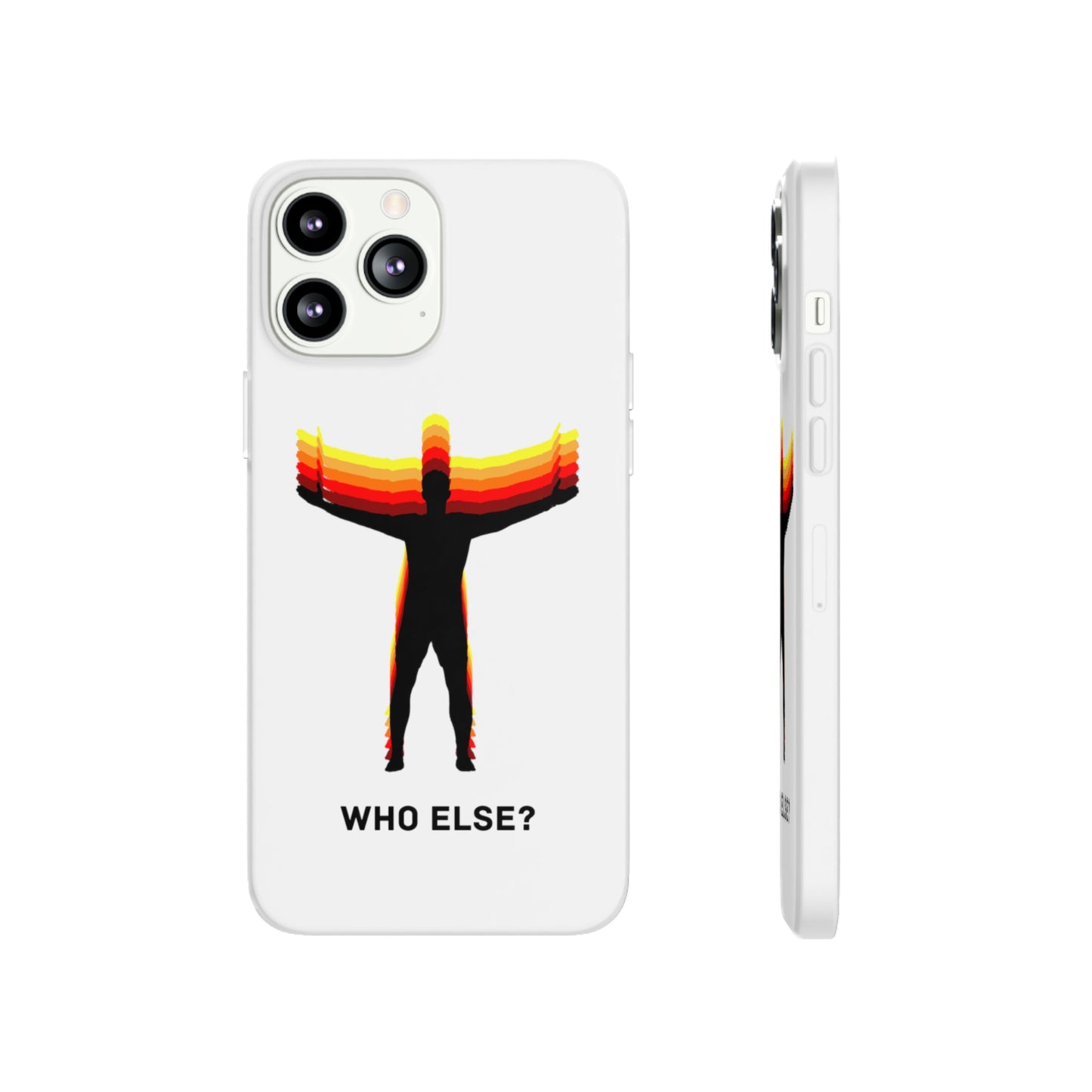 Exclusive Bellingham 'Who Else' Football Phone Case, Premium Flexi Case, Phone Protective Cover Compatible with iPhone Series