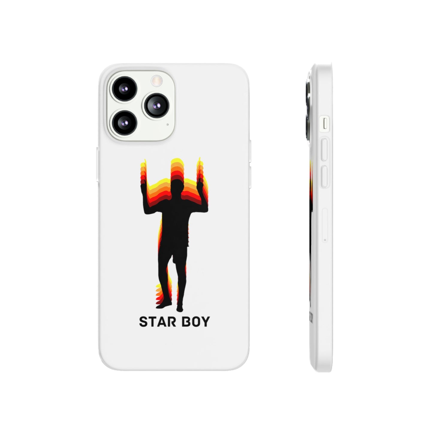 Exclusive Saka 'Star Boy' Football Phone Case, Premium Flexi Case, Phone Protective Cover Compatible with iPhone Series