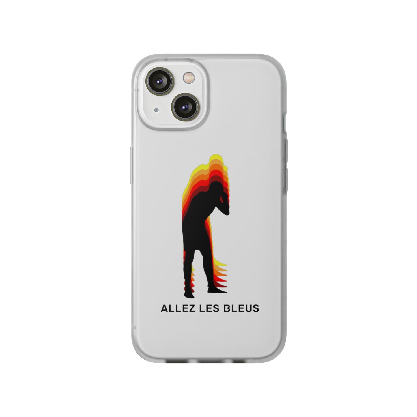 Exclusive Mbappe  'Allez Les Bleus' Football Phone Case, Premium Flexi Case, Phone Protective Cover Compatible with iPhone Series