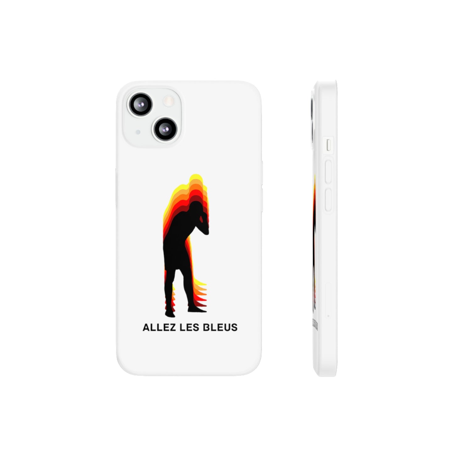 Exclusive Mbappe  'Allez Les Bleus' Football Phone Case, Premium Flexi Case, Phone Protective Cover Compatible with iPhone Series